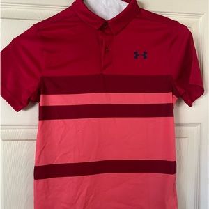 Boys Under Armor Golf Style shirt. Size Youth Large. NWT